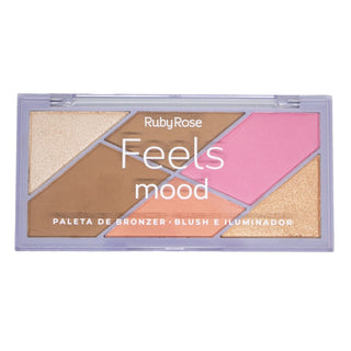Highlighter, Blush and Bronzer Palette HB-7528